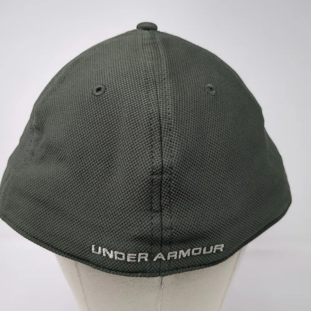 Under Armour Baseball Cap Green XL Embroidered Logo Stretch Fit Athletic hat